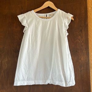 White JCrew top